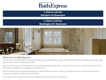 Tablet Screenshot of bathexpress.com